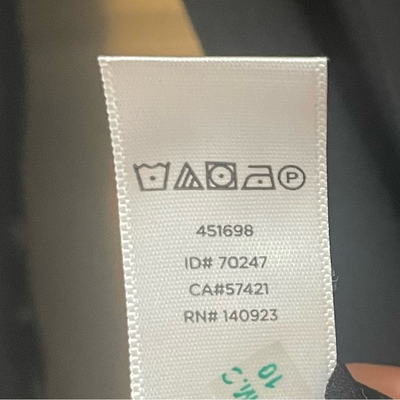 Loft Flowy Boho Embroidered Floral Long Sleeve Black Blouse Size Small Career - Picture 6 of 7